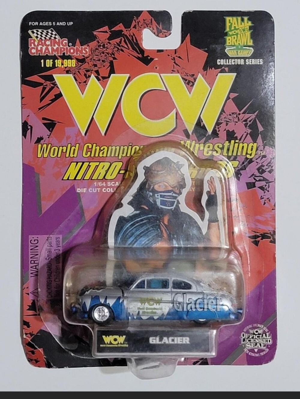 Glacier WCW Nitro-Street Rods Die Cast Car by Racing Champions 1998 1/64